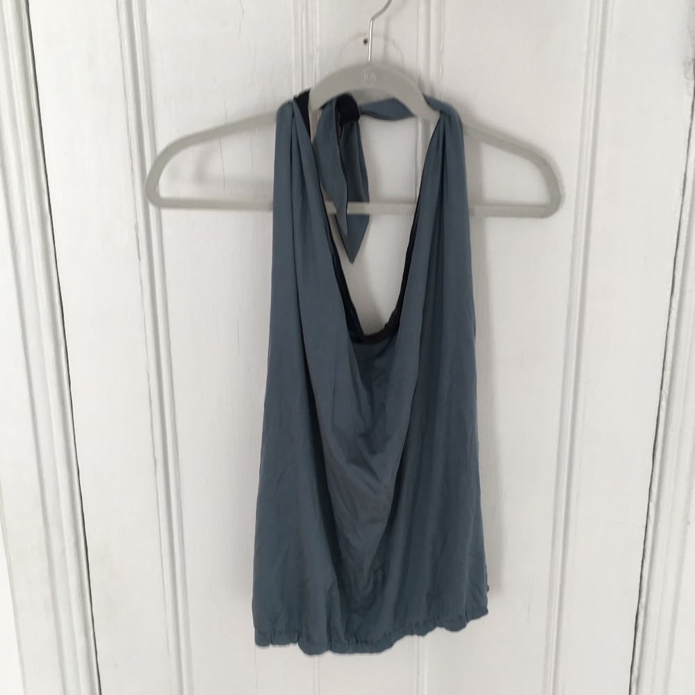 Jill Stuart Halter Top in sea foam green
